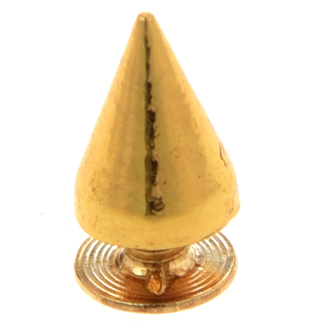 

Best price 100 cone studs gold rivets loose 10MM DIY