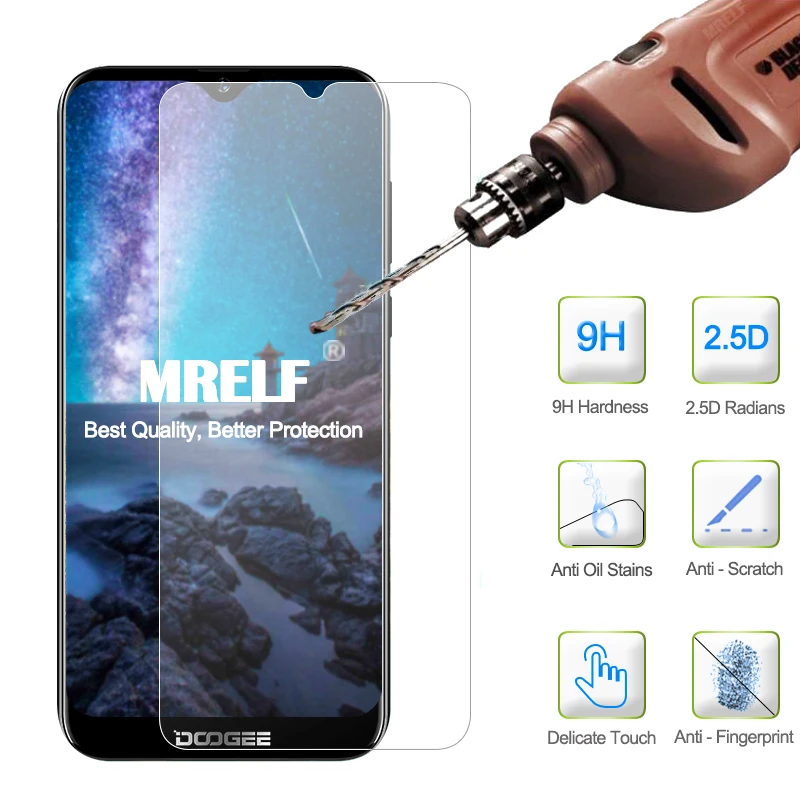 

2.5D 9H Tempered Glass for for Doogee Y8 Screen Protector On Phone Protective for for Doogee Y8 Tempered Glass