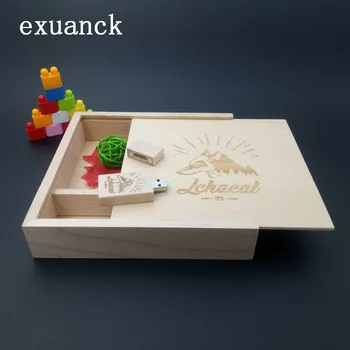 

exuanck Album box gift custom logo photography with usb sticks 4GB 8GB 16GB 32GB usb 2.0 flash pen drive memorys