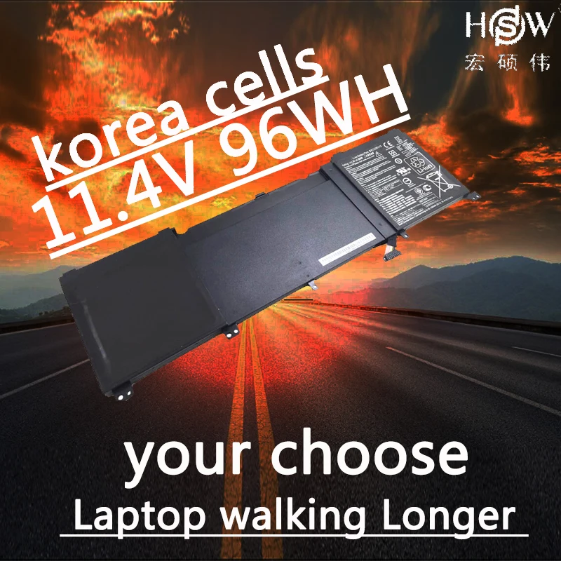 HSW genius 96Wh 11 4 V C32N1415 литий-ионный аккумулятор для ноутбука ASUS ZenBook Pro N501VW UX501JW UX501LW