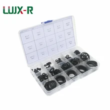 LUJX-R 200pcs Rubber O Ring Seal Gasket Kit Oil Sealing Washer Watertightness Ring Set Black Nitrile NBR O-Ring Assortment Boxes цена LUJX-R 200pcs Rubber O Ring Seal Gasket Kit Oil Sealing Washer Watertightness Ring Set Black Nitrile NBR O-Ring Assortment Boxes цены онлайн