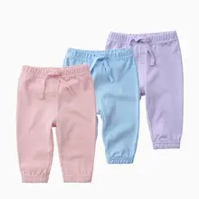 Коллекция года, новые детские штаны повседневные детские леггинсы с завязками мягкое платье из хлопка для маленьких девочек модная детская повседневная одежда