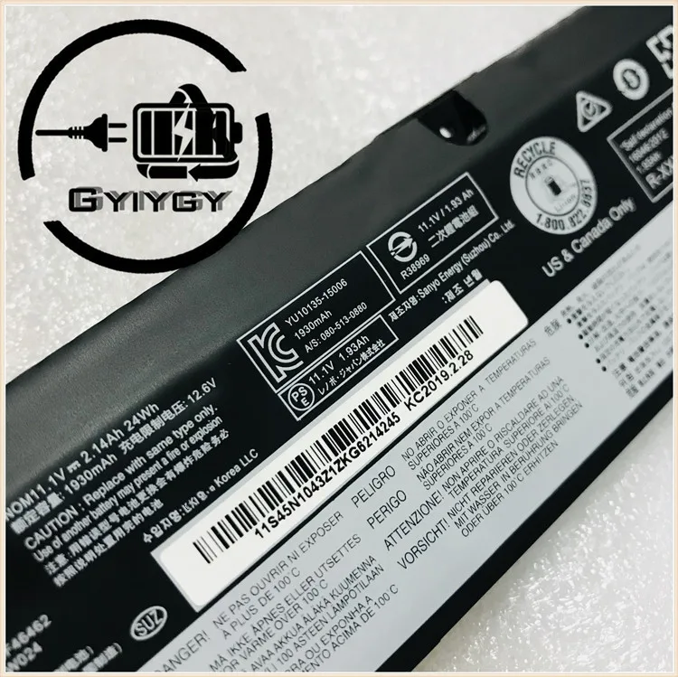 24Wh 11 4 V подлинный 00HW025 00HW024 Аккумулятор для ноутбука Lenovo ThinkPad T460s|Аккумуляторы