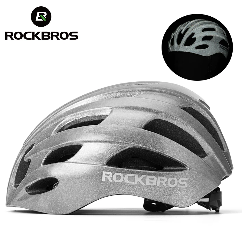 

ROCKBROS Sport Helmet Reflective Bicycle PC+EPS Sport Satefy Ultralight Helmet Professional Road MTB Racing Bike 57-62 CM Helmet