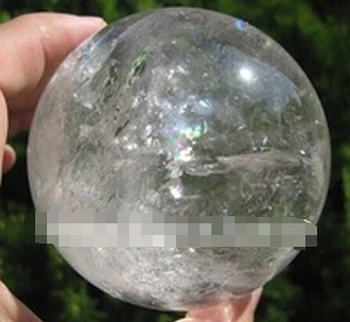 

SUIRONG---331+++95mm NATURAL CLEAR QUARTZ CRYSTAL SPHERE BALL Healing