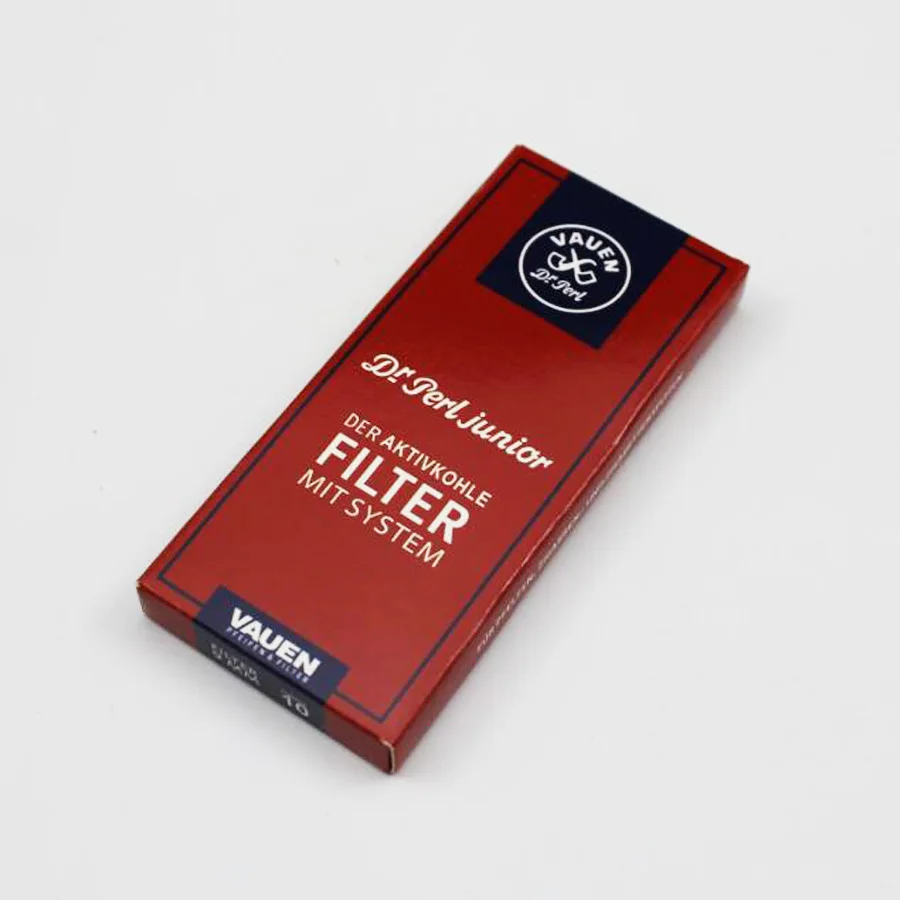 50 Pcs / 5 Box Vauen 9mm Smoking Pipe Filters Disposable Activated Carbon Filter Smoking Tools Accessories