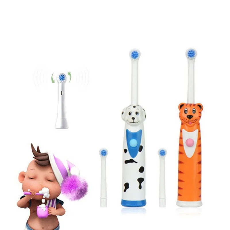 unduh gratis gambar animasi Lucu Anak Anak Balita Ultrasonic Listrik Sikat Gigi Perawatan Bayi Terbaru
