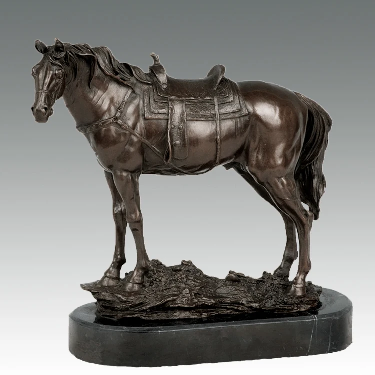 

The horse and horse animal bronze ornaments crafts gifts housewarming opening floor hall Club decoration