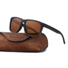 BerWer Ретро эбеновые деревянные солнцезащитные очки с поляризованными линзами и модный дизайн из дерева оправа солнцезащитные очки дропшиппинг OEM