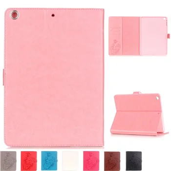 

8 color Fashion Embossing PU Leather Flip Cover For Apple iPad Air Case Tablet wallet Smart Cover For iPad Air1 For iPad 5 case