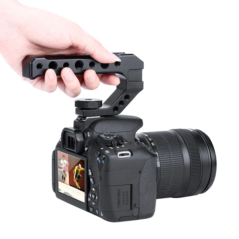 UURig R005 DSLR Camera Top Handle Metal Hot Shoe Adapter Universal Hand Grip