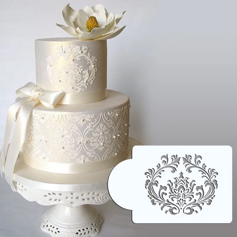 filigree-damask-stencil-cake-set