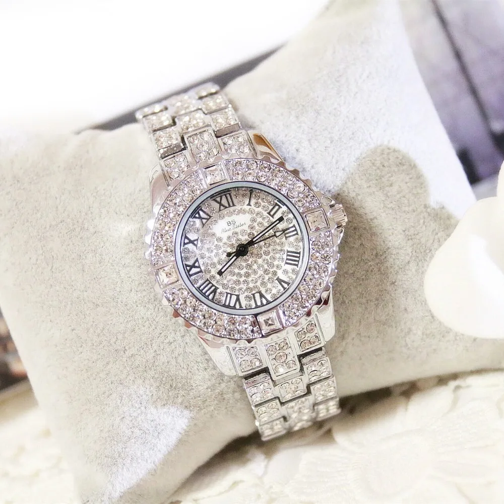 Женские кварцевые часы со стразами наручные под платье Новинка|mujes| |