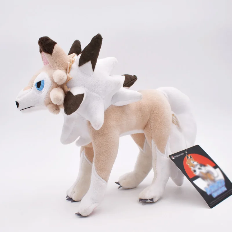 

Free Shipping New Lycanroc 9" 22*30cm Plush Doll Soft Party Gifts Stuffed Animal Dolls Stuffed Toys