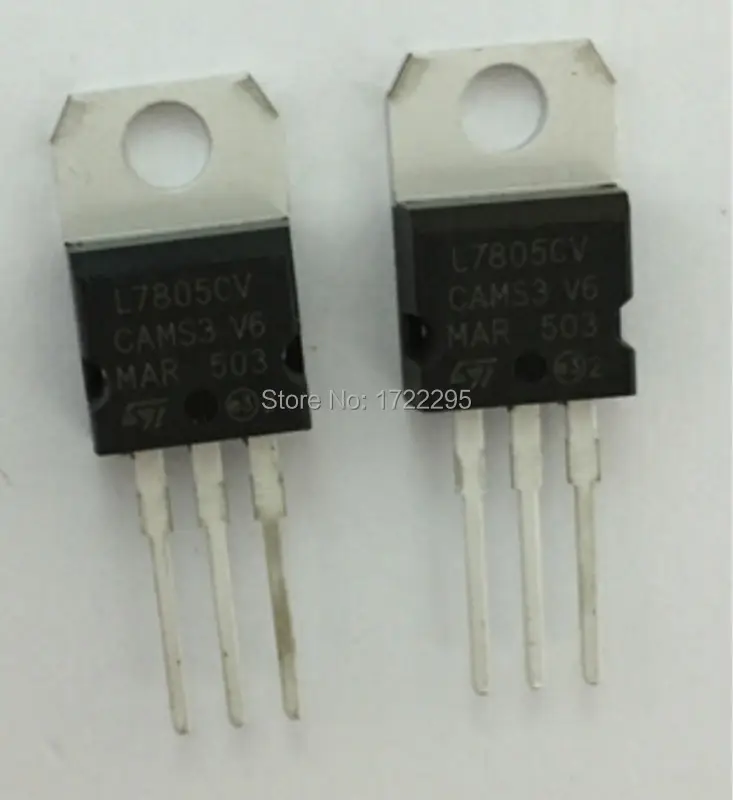 Регулятор напряжения 20 шт. L7805CV L7805 LM7805 7805 TO220 TO-220 IC 5 В | Обустройство дома