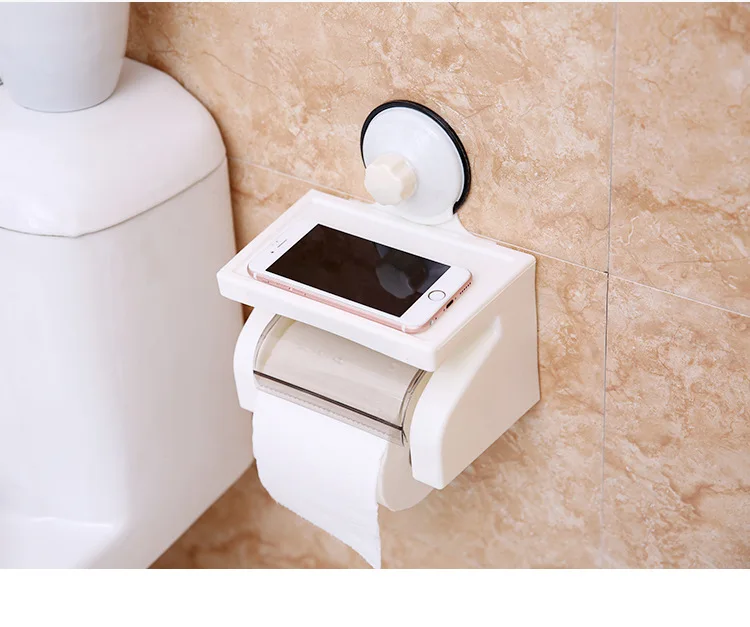 1PC Amazing Durable Bathroom Toilet Tissue Holder Roll Paper Holder Wall Mounted Waterproof
