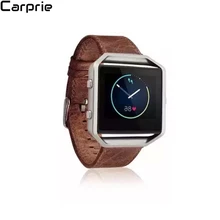Лучшая цена! Роскошные кожаные часы ремешок для Fitbit Blaze Смарт часы высокого качества Прямая jul4