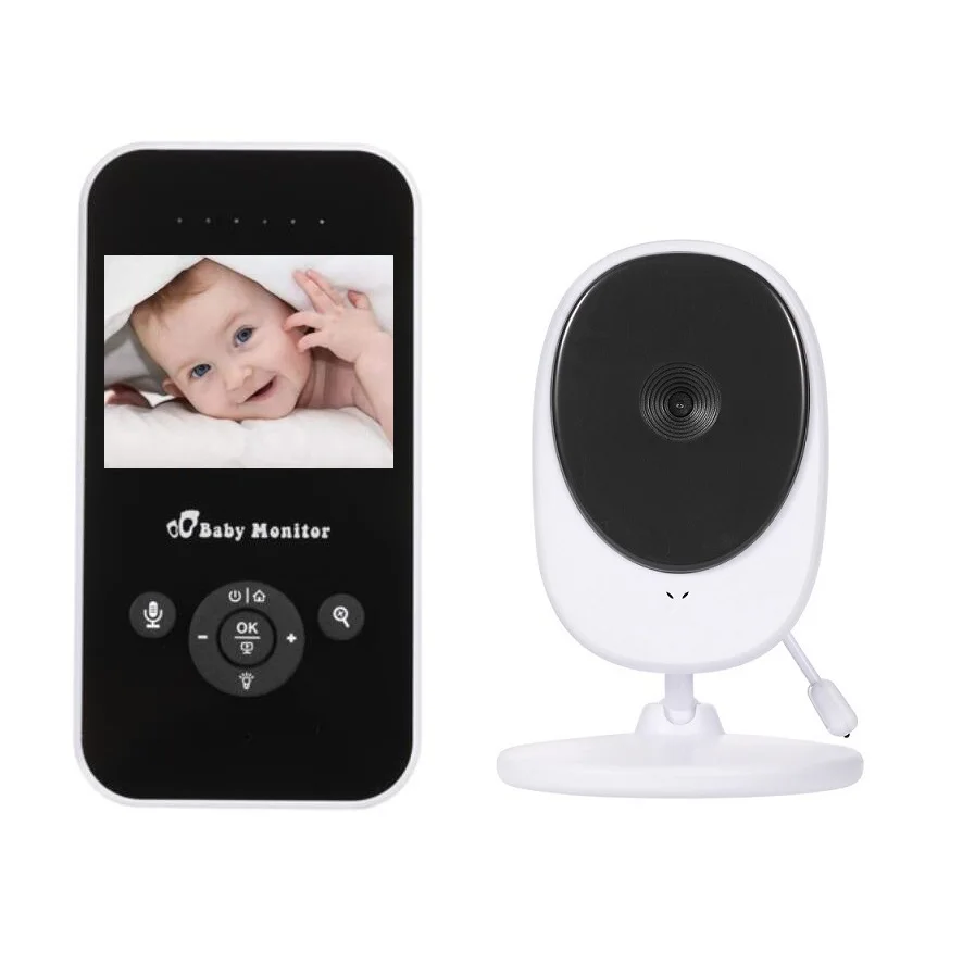 

babykam camara bebe vision nocturna nanny radio 2.4 inch LCD IR Night Light Vision Intercom 4 Lullabies Temperature Sensor Zoom