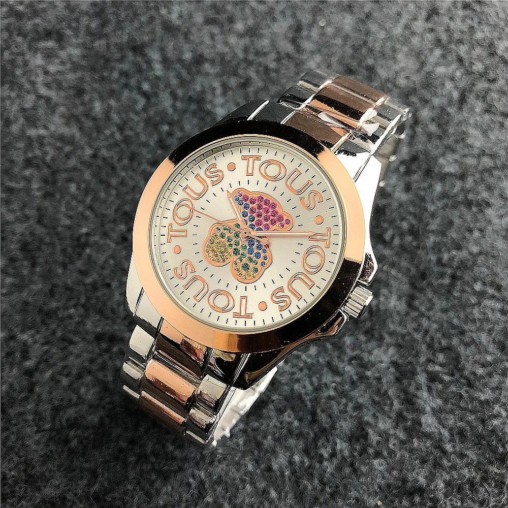 Новый TOUS pulsera часы для женщин кварцевые повседневное часы Reloj часы-браслет женские кварцевые часы кожа модные спортивные tous joyas