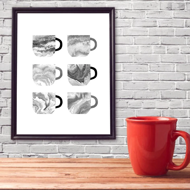 Coffee Sign Poster Canvas Art Painting Wall Decor