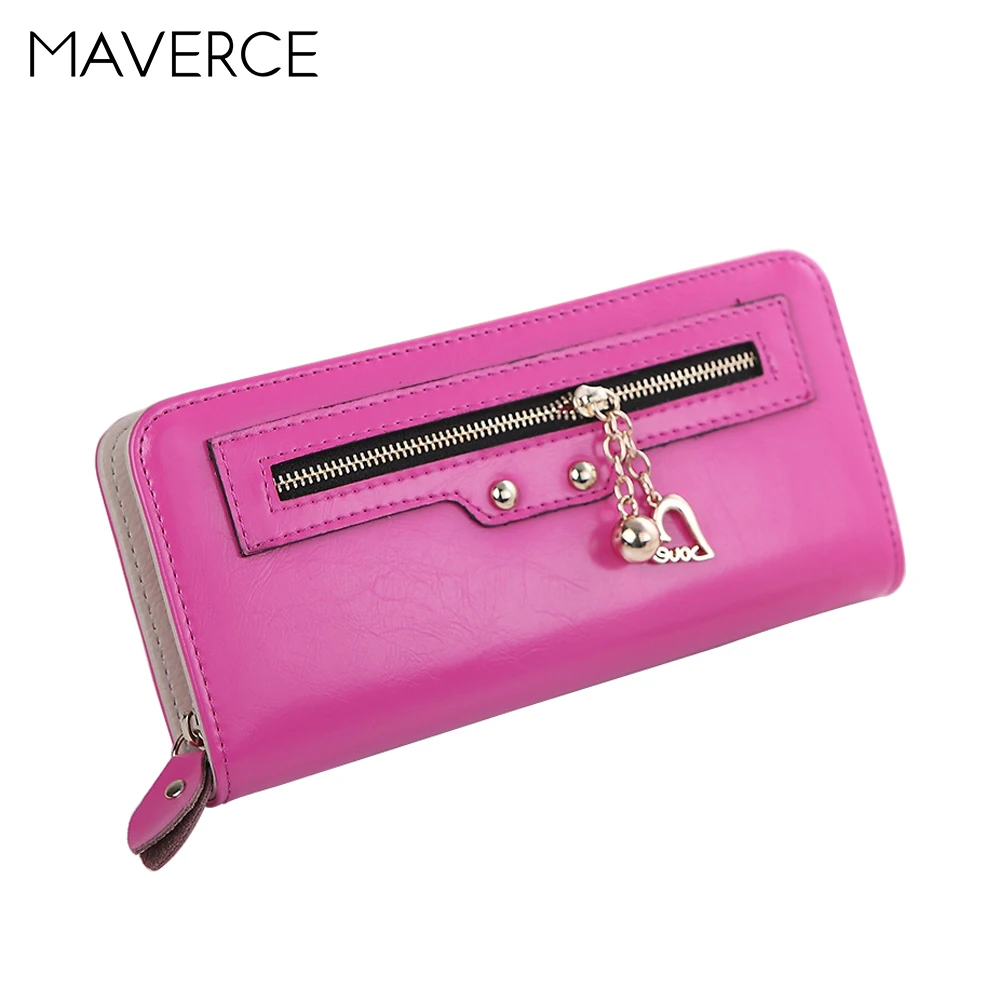 6 Color Korean Style fashion Women Wallets hasp Women's Purse Long