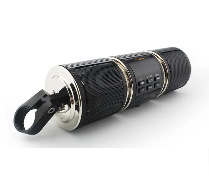 Black Motorcycle Bluetooth Audio Sound System MP3 FM Radio Stereo Speakers Waterproof | Автомобили и мотоциклы