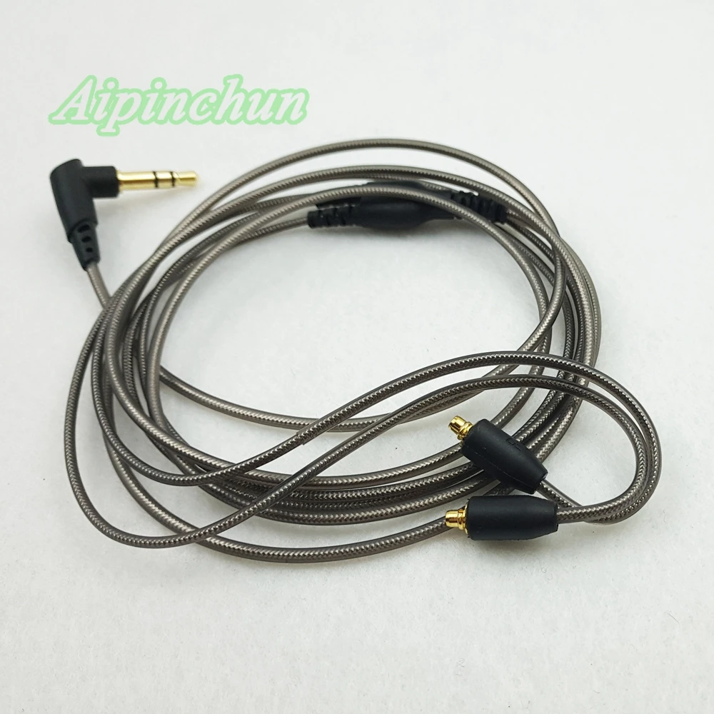 Aipinchun L изгиб Jack MMCX замена кабеля для наушников Shure SE215 SE315 SE425 SE535 SE846 T100 для наушников Westone