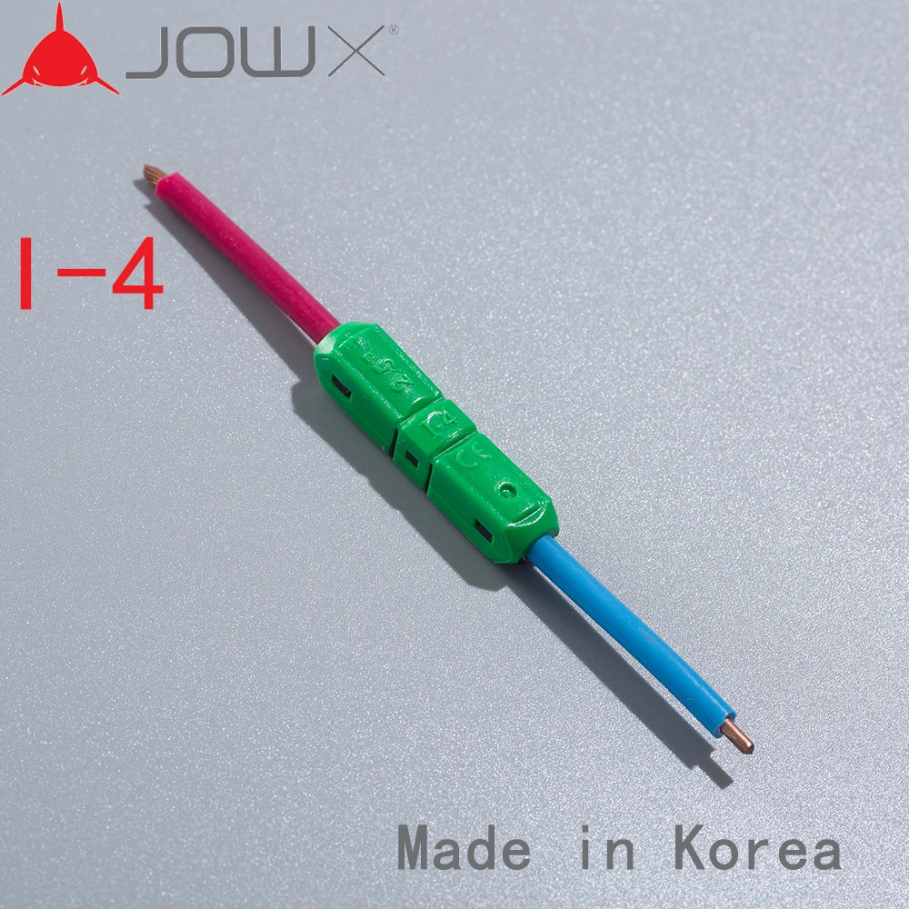 

I-4 100PCS I Way Electrical Wire Connectors Single Way Straight Connection Quick Splice 14awg 2.5mm2 with No Stripping of Wires