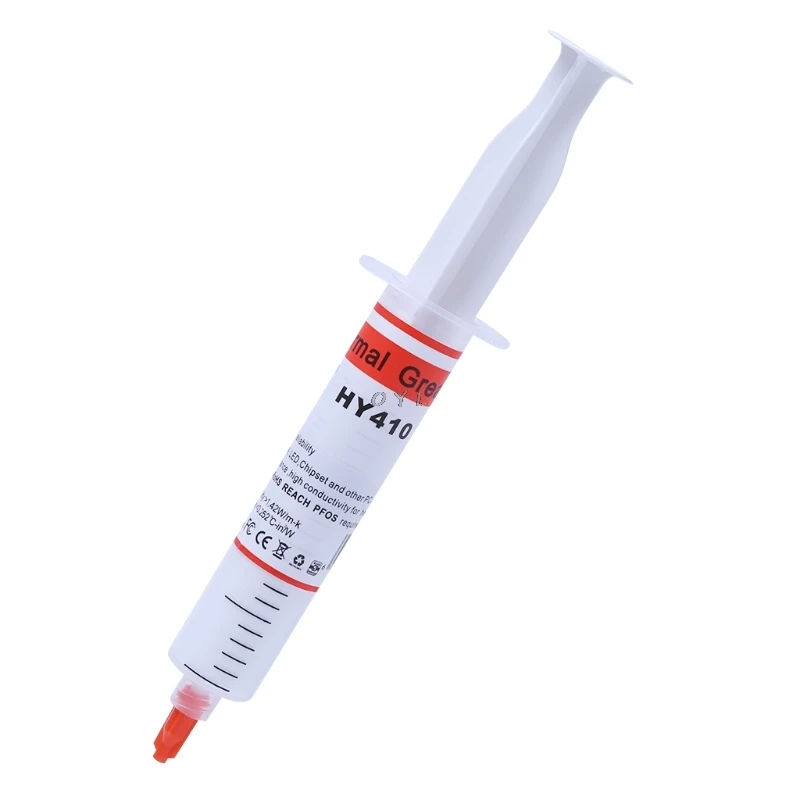 30G HY410-TU20 الأبيض شحم حراري وحدة المعالجة المركزية شرائح التبريد مجمع سيليكون لصق