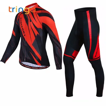 

2020 Pro Long Sleeve Cycling Clothing Set Top Quality Spring Cycling Jerseys MTB Bike Bicycle Clothes Ropa Maillot Ciclismo