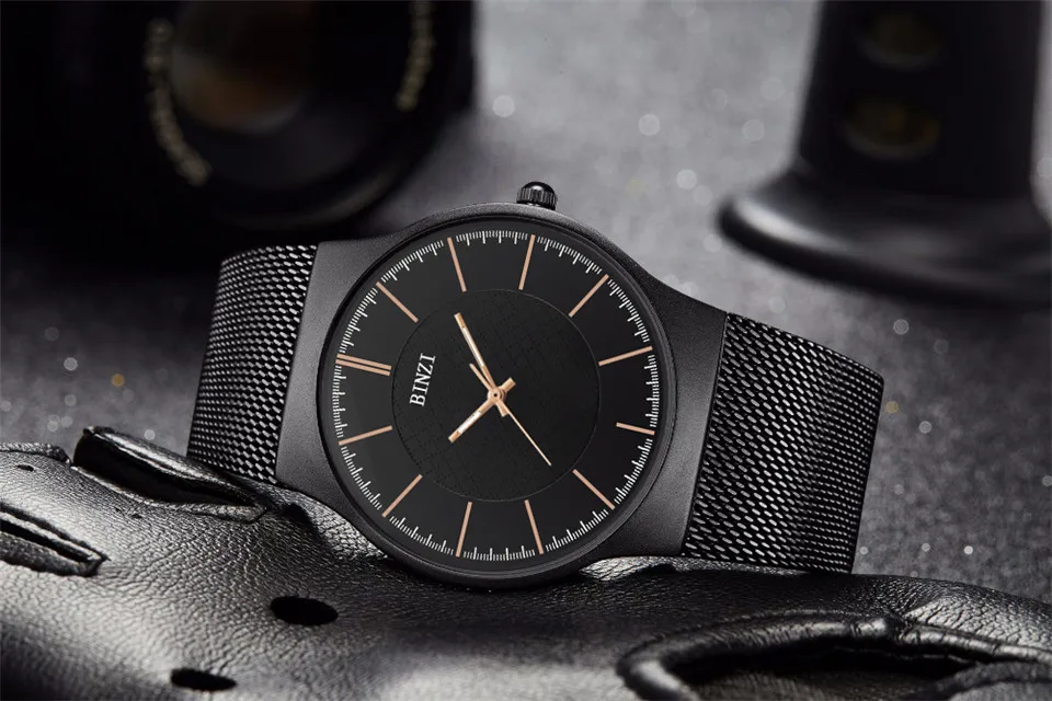 Fashion Mens Watches Top Brand Luxury Quartz Watch For Men Casual Slim Mesh Steel Waterproof Sports Watch Relogio Masculino 2019 (16)