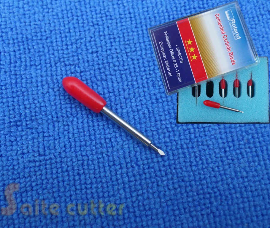 

HQ 10pc 45 Degree European Carbide Roland GCC Liyu Helo Cutting Plotter Vinyl Cutter Blade Free Shipping