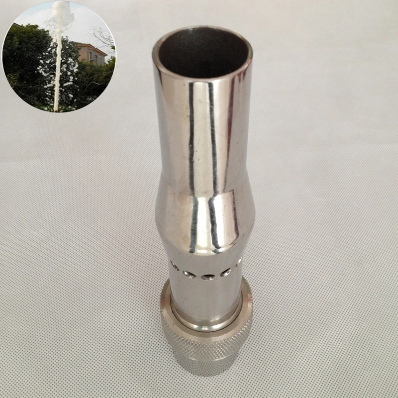 

Adjustable 1'' DN25 DC Steel Fountain Nozzle For Garden Water Square