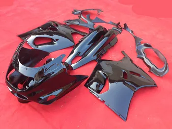 

ABS Fairing kit for KAWASAKI Ninja ZZR1100D 93 00 01 03 ZZR 1100 ZX11 1993 2001 2003 All gloss black Fairings set+Gifts KW15