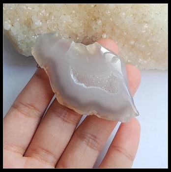 

Wholesale 1Pcs Nugget Agate Freedom Side Drilled Long Necklace Pendant 64x34x9mm 25.4g Trendy Jewelery For Moving Pendant