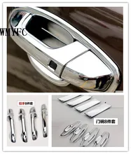 For KIA Sportage QL 2016 2017 ABS Chrome Exterior Car Door Handle + Door Bowl Cover Trims Decoration