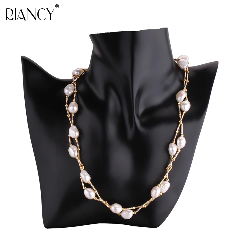 Ожерелье женское длинное из натурального пресноводного жемчуга|jewelry long necklace|jewelry