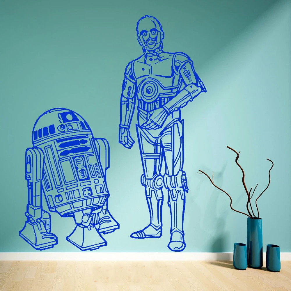 STAR-WARS-R2D2-AND-C3PO-DROIDS-DUO-Movie-Vinyl-Wall-Art-Sticker-Decal-Children-Room-Door (1)