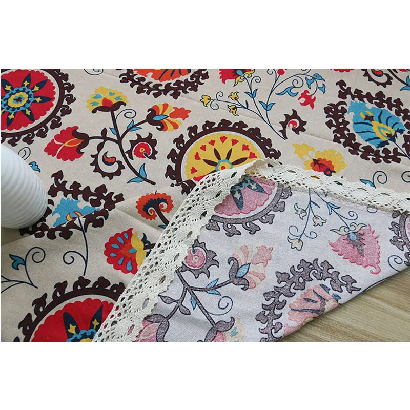 Bohemian National Wind Decorative Table Cloth Cotton Linen Lace Tablecloth Dining Table Cover Kitchen Home Decor Bohemian National Wind Decorative Table Cloth Cotton Linen Lace Tablecloth Dining Table Cover Kitchen Home Decor