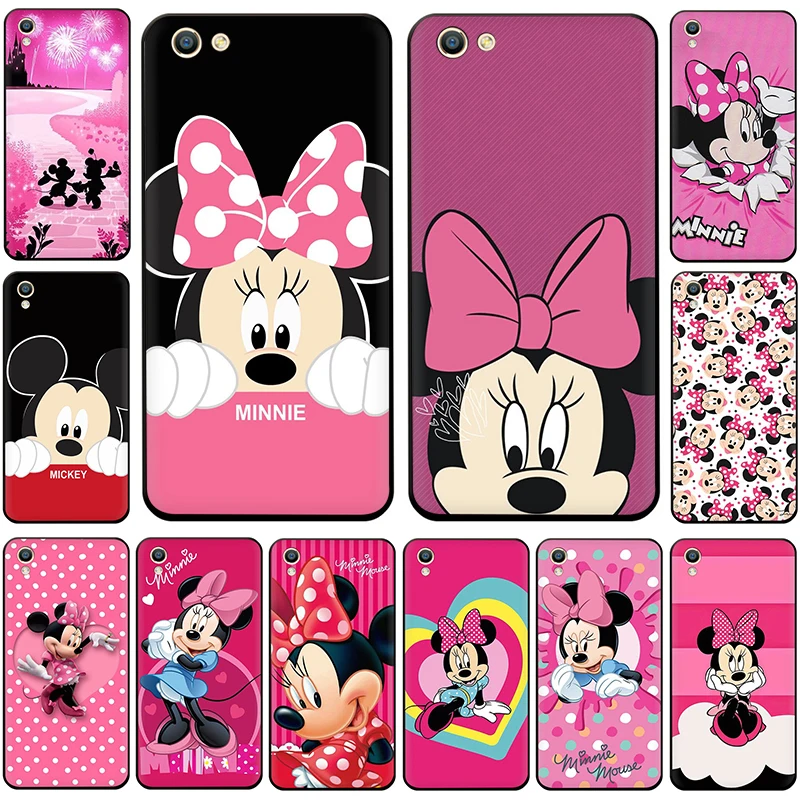 

Minnie Mouse Girls Cute Silicone phone case for OPPO R17 R15 F11 Pro R11 R9 S A77 A73 A83 A7 A37 A59 A5