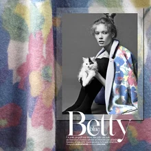 Специальные зазорные! Вязание камвольной шерсти/полиэстер смешанная ткань круг пальто это шерстяная ткань оптом шерстяная ткань