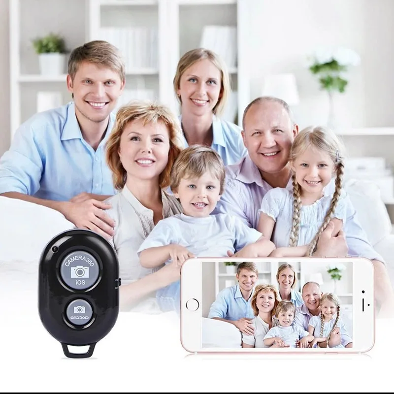 

Bluetooth Remote Control Button Wireless Controller Self-Timer Camera Stick Shutter Release Phone Monopod Selfie for Ios Android