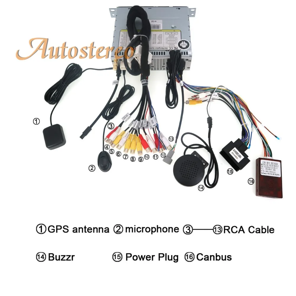 Android 8.1 Car GPS Navigation DVD Player For Citroen C4 C4L DS4 2012-2016 multimedia player head unit radio tape recorder Navi 