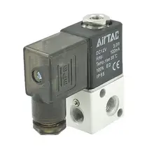 3V1-06 1/" DC12V/24V AC24V/36 V/110 V/220 V/380 V 3Way 2 позиционный пневматический Электрический электромагнитный клапан управления 3V1-M5