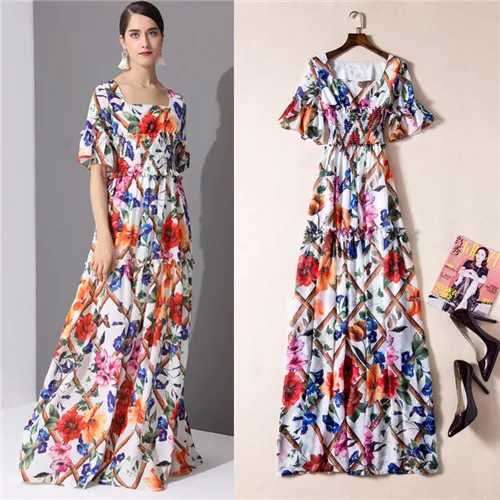 spring floral maxi dresses