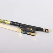 4/4 Скрипка Лук из углеродного волокна лук-палка прямой Pernambuco производительность Мастер Уровень натуральный лук волос