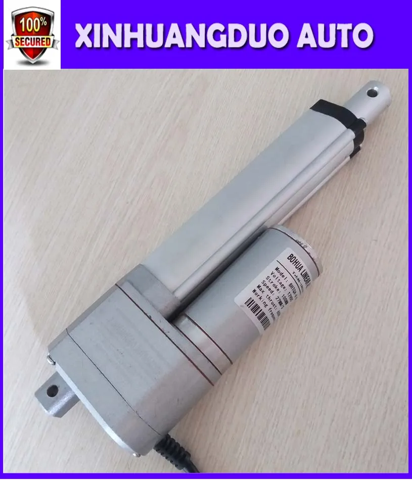 Лучший отлично! 12 V/24 V, 100 мм/4 дюйма хода, 1500N/15 кг нагрузки линейный привод-поступательным принципом работы; линейный двигатель потенциометр