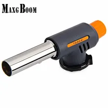 Высококачественный газовый фонарь огнемет Бутановая горелка с автоматическим зажиганием для кемпинга, сварки, барбекю, для путешествий