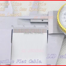 ЖК-дисплей кабель 1.0 мм расстояние+ 400 мм Длина+ 30pin b/Обратный линии мягкой проволоки Гибкий Плоский кабель. 30 P* 1.0B* 400 мм