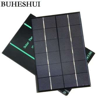 

BUHESHUI 4.2W 6V Polycrystalline Solar Panels Small Diy Solar Power 3.6V Battery Charger Solar Cell 200*130MM 5pcs Free Shipping